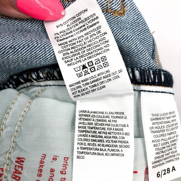 LUCKY BRAND Womens Sweet Wide Leg Jeans US 6 Size 28 Blue Free Cruising Wash NWT - Picture 11 of 13